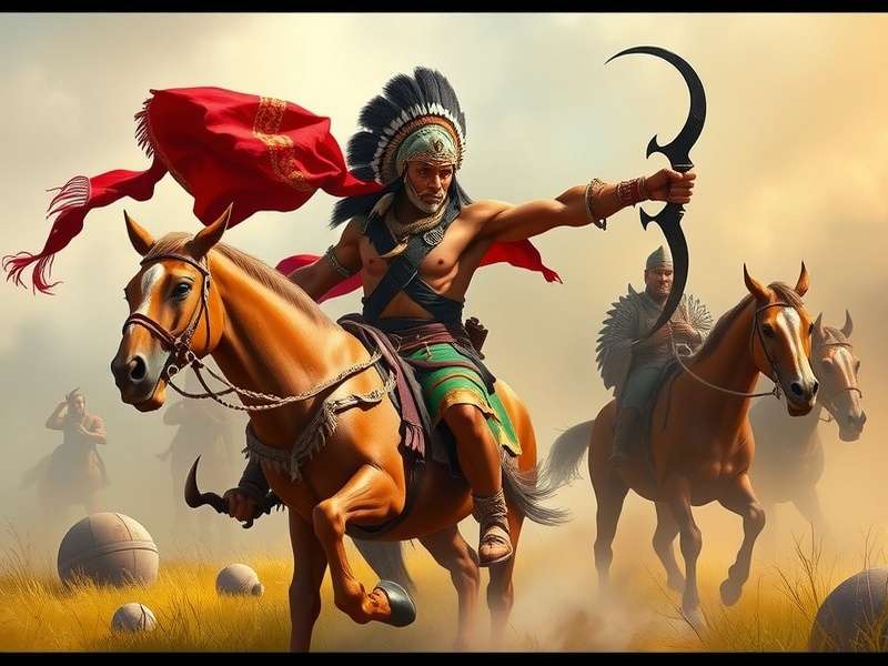 Warpath Battlemaster Indian players in combat